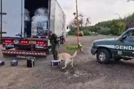 Gendarmería incautó en Corrientes más de 100 Kilos marihuana y cocaína